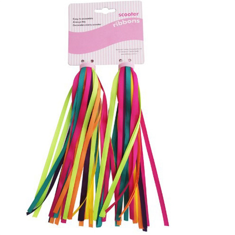 Kids Child Handlebar Bike Scooters Streamers Sparkle Tassel Ribbon Girls Boys - Image 10