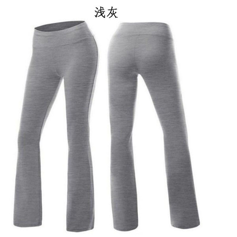 Ladies Women Yoga Pants Bootcut Sports Gym Run Leggings Flared Trousers Wide Leg