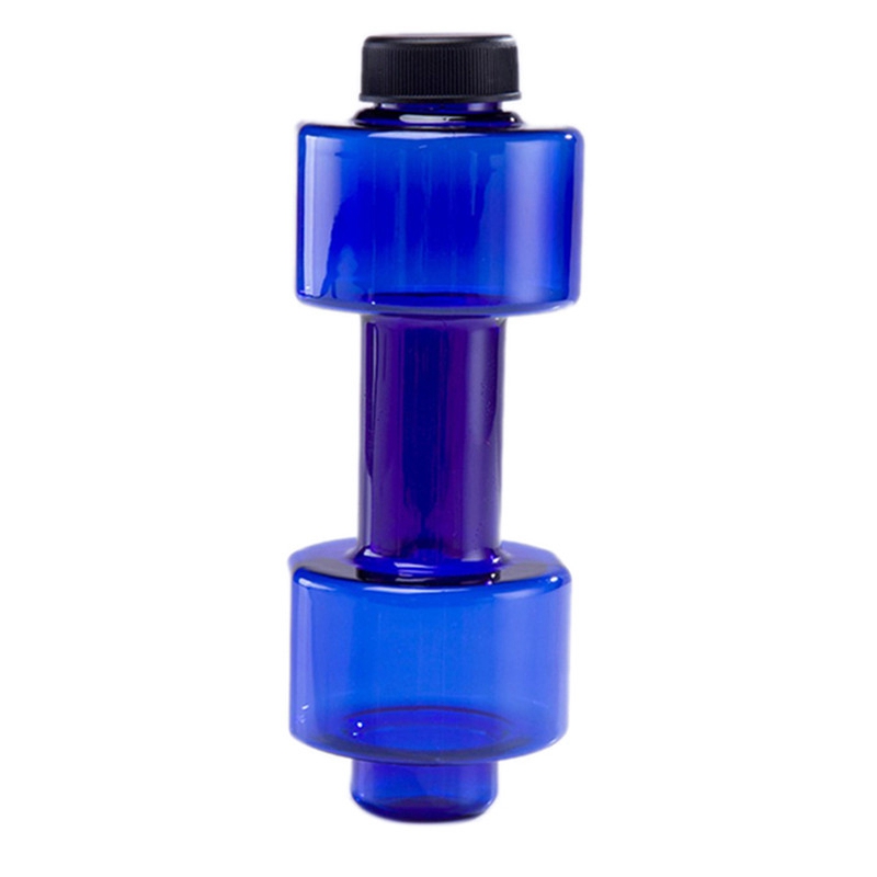 4 Colors Sports Water Bottles 550ml Leakproof Portable Unbreakable My Sports Plastic Bottle Shaker BPA Fitness Dumbbell Unisex - 图片 7