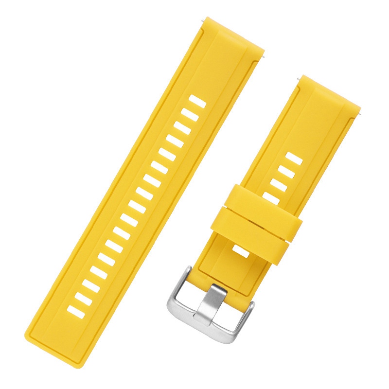 Fashion Sports Quick Release Multicolor Wristband Waterproof Rubber Smart Watch Strap Accessories Silicone Strap - 图片 8