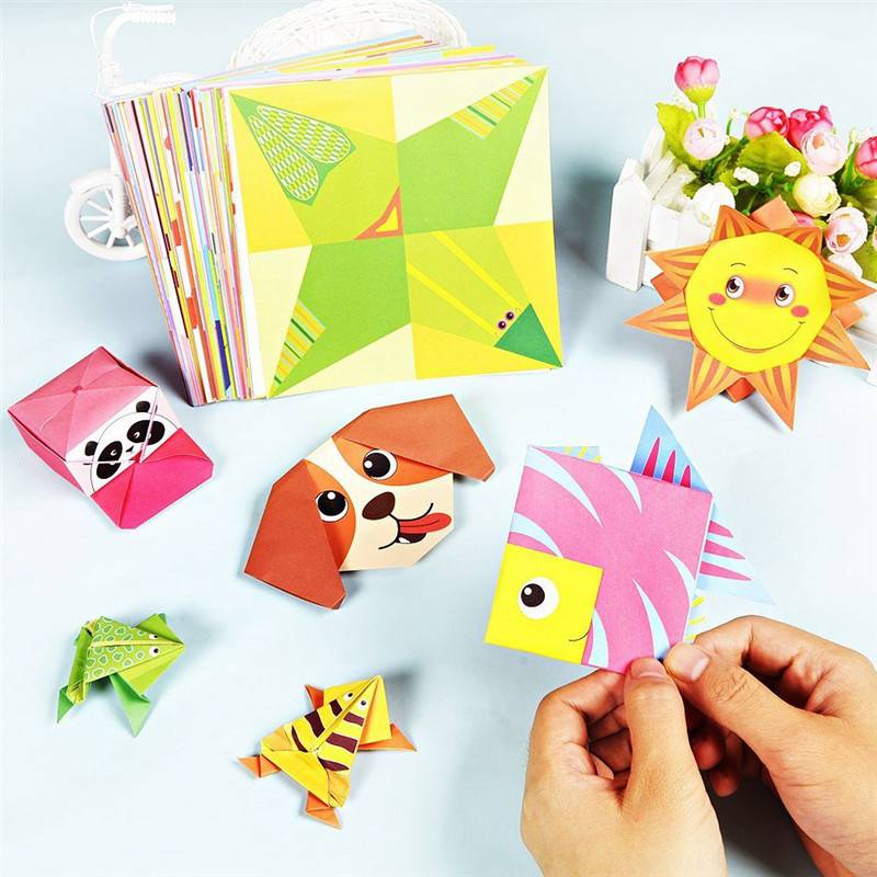 54 Pages Montessori Toys DIY Kids Craft Toy 3D Cartoon Animal Origami Handcraft Paper Art Learning Educational Toys for Children - Image 7