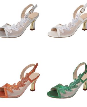 Ankle-Strap Open Toe Sandals Women High Heels Stiletto Heel Summer Fashion