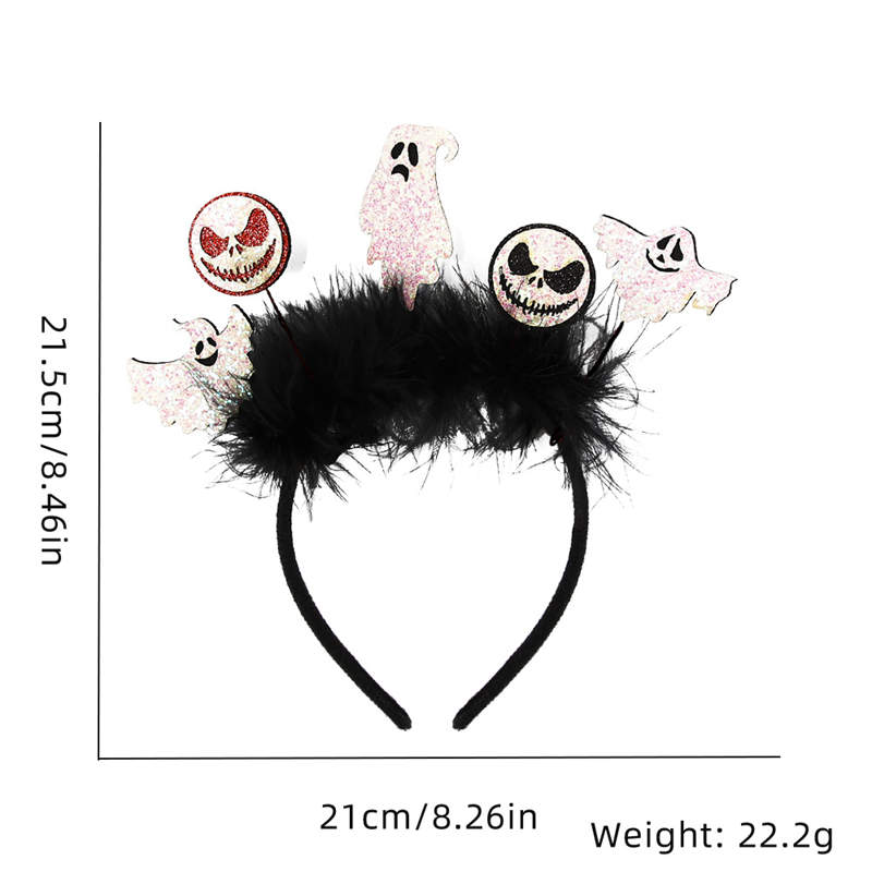 Halloween Hairband Decoration Party Decoration Supplies Photo Props Bat Cat Pumpkin Headband - 图片 17