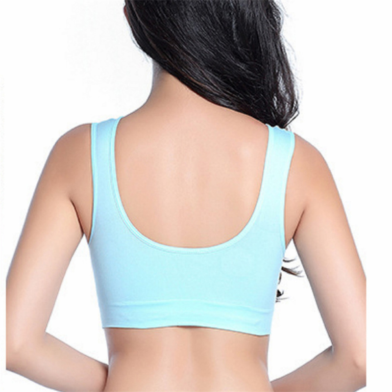 Foreign Trade Double-Layer Seamless Sports Bra Large Size Shockproof Push-up Vest Seamless Yoga Adjustable Underwear Bra - Image 12