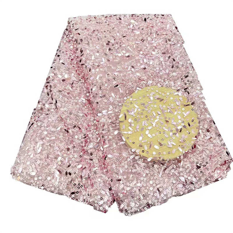 Pearl Melon Seeds Sequined Fabric DIY Clothing Wedding Sequined Fabric - 图片 10