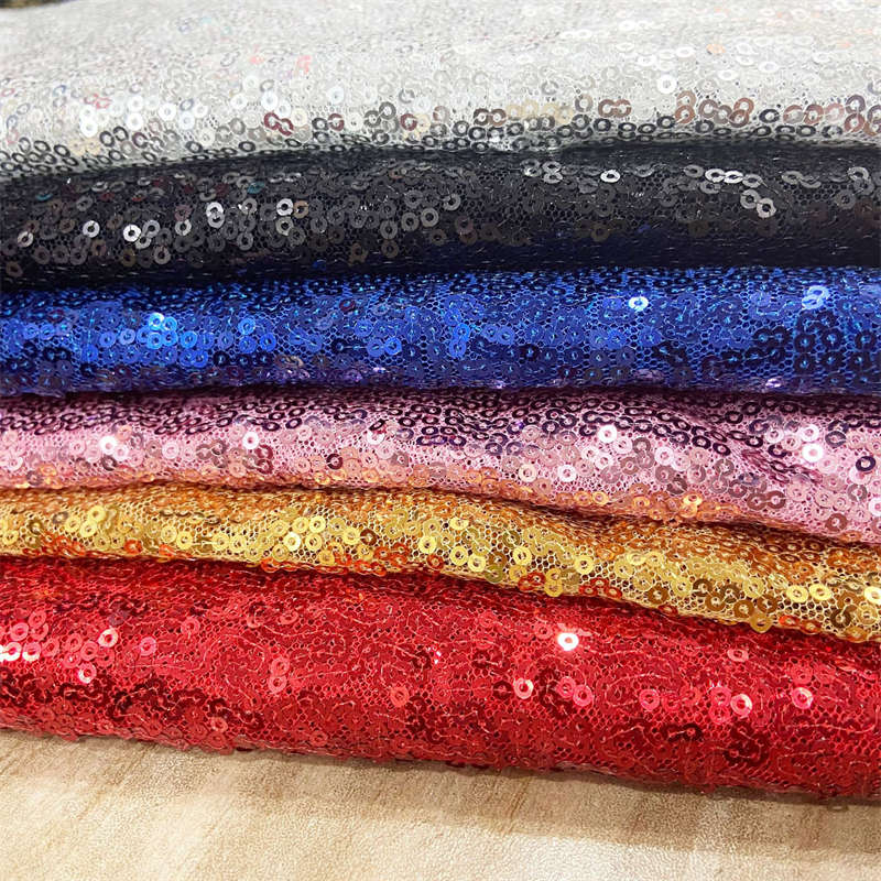 3mm Sequined Earthworm Flower Sequin Embroidery Fabric Costume Fabric Accessories - 图片 12