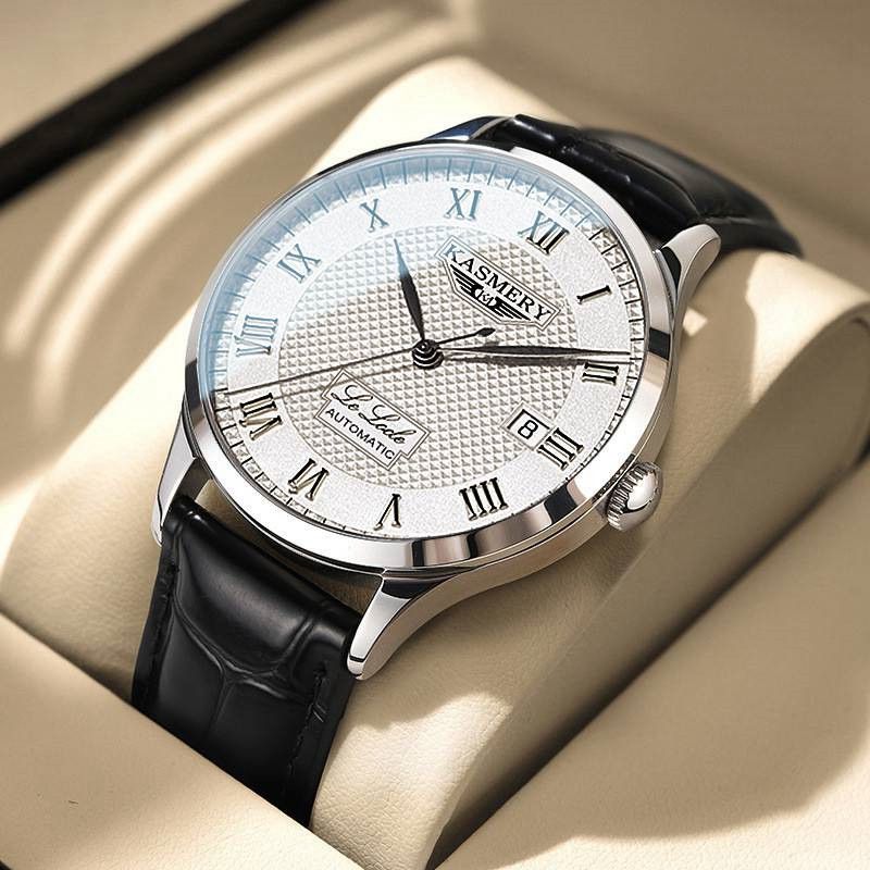 Men's Watch Swiss Mechanical Watch Automatic Solid Steel Belt Business Men's - 图片 10