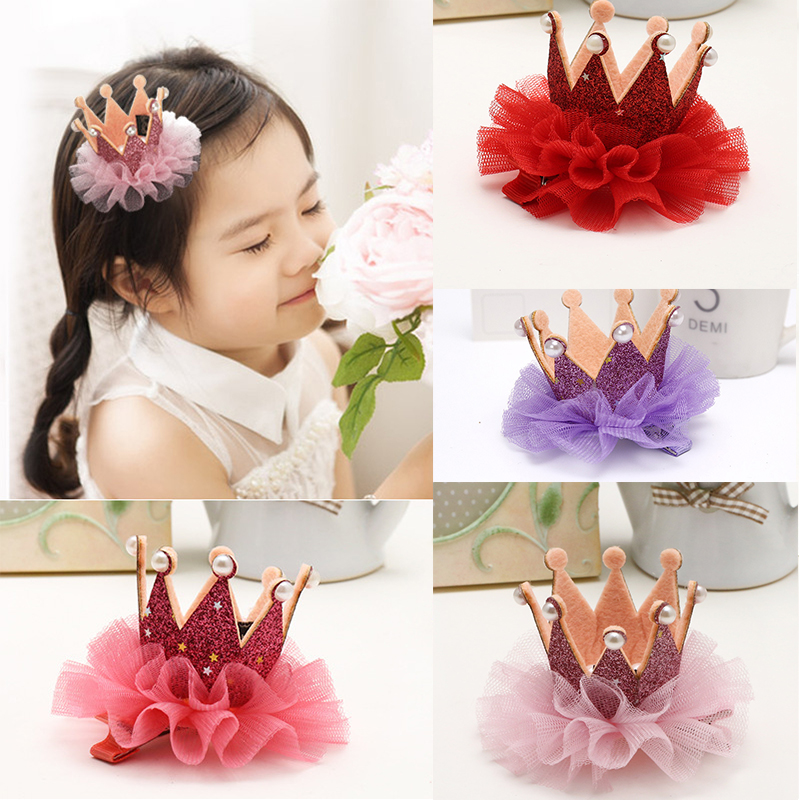 Children's Hair Accessories Princess Crown Headdress Korean Girls Hairpin Little Girl's Hair Pin Side Clip Supply Wholesale - Image 13