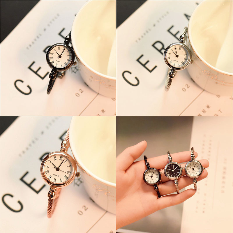 Bracelet Watch for Girls Student Minimalist Small Thin Strap Ins Retro Easy Matching Small Fresh Opening - 图片 13