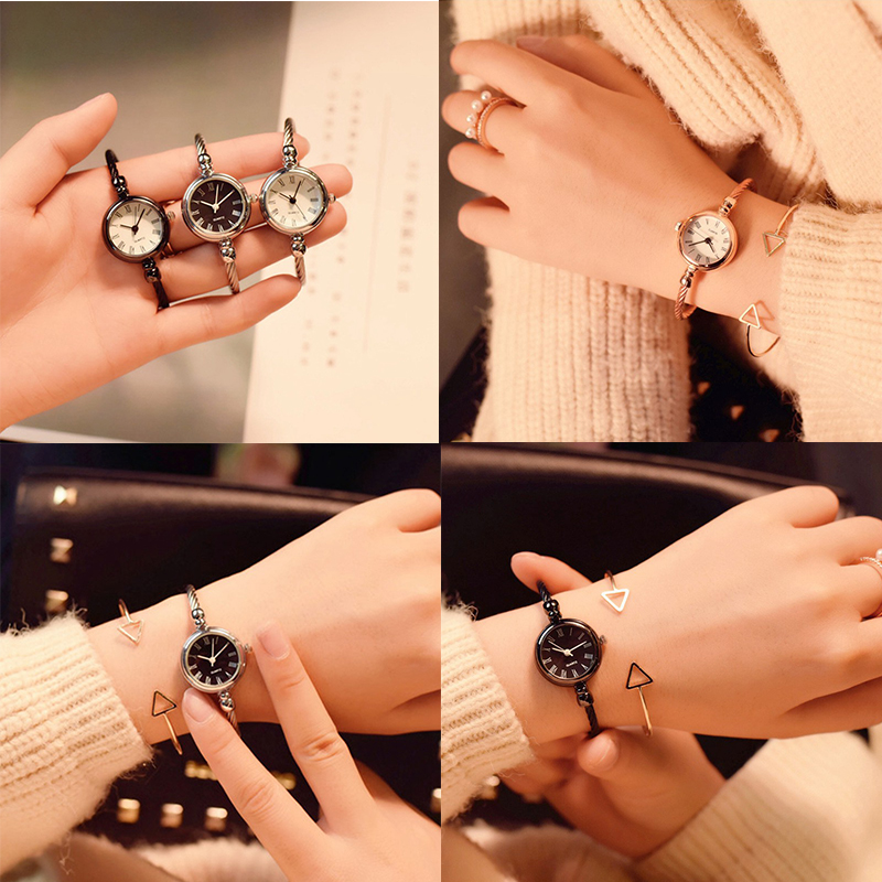 Bracelet Watch for Girls Student Minimalist Small Thin Strap Ins Retro Easy Matching Small Fresh Opening - 图片 14