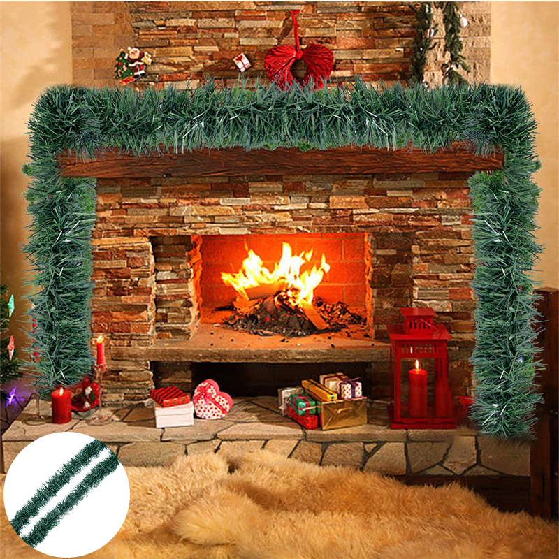 1PC Christmas Rattan Christmas Tree DIY Decor Christmas Hanging Ornaments Rattan - 图片 12