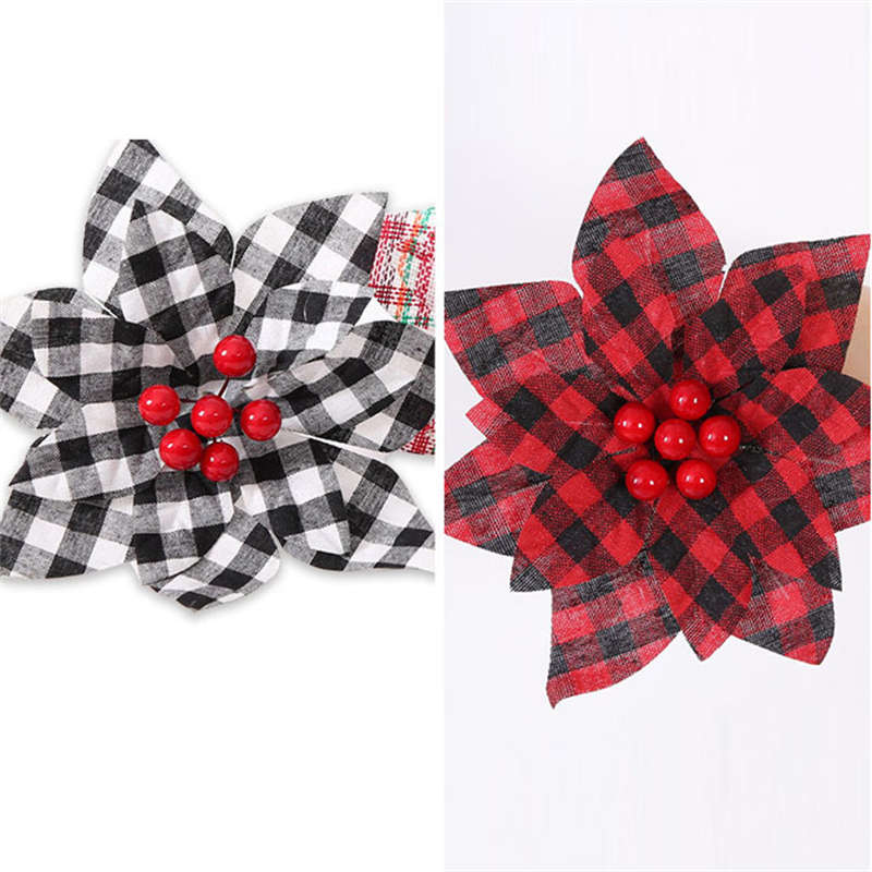 2PC Christmas Flower Christmas Tree Decor Flowers Christmas Decor Artificial Flowers - Image 9