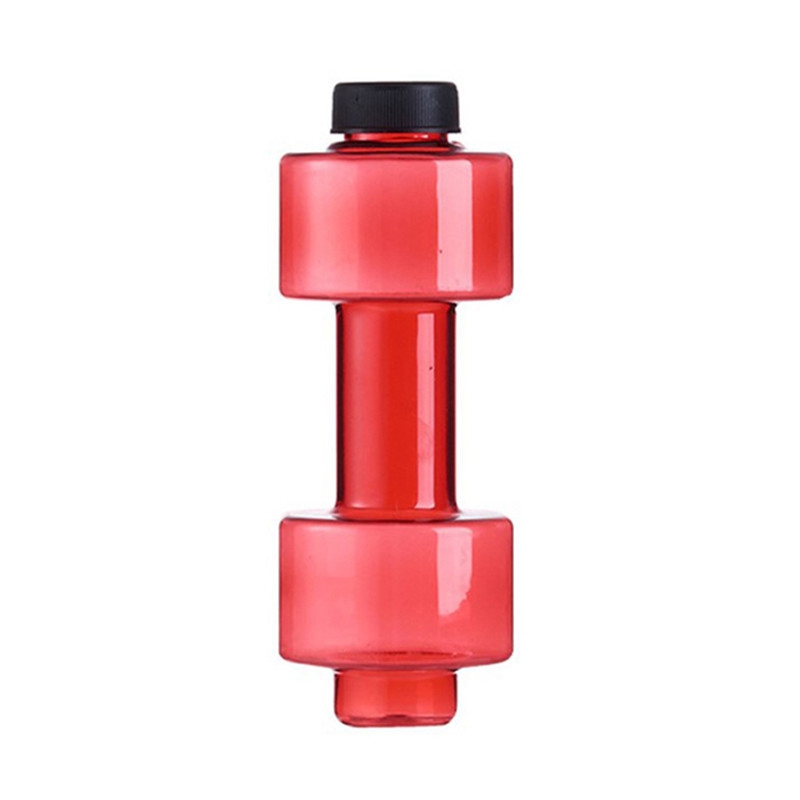 4 Colors Sports Water Bottles 550ml Leakproof Portable Unbreakable My Sports Plastic Bottle Shaker BPA Fitness Dumbbell Unisex - 图片 9