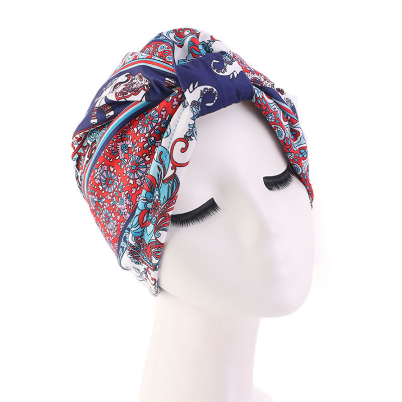 Women's Style Headscarf Cap Lining Satin Chemotherapy Cap Turban Hat Muslim Hat - Image 15
