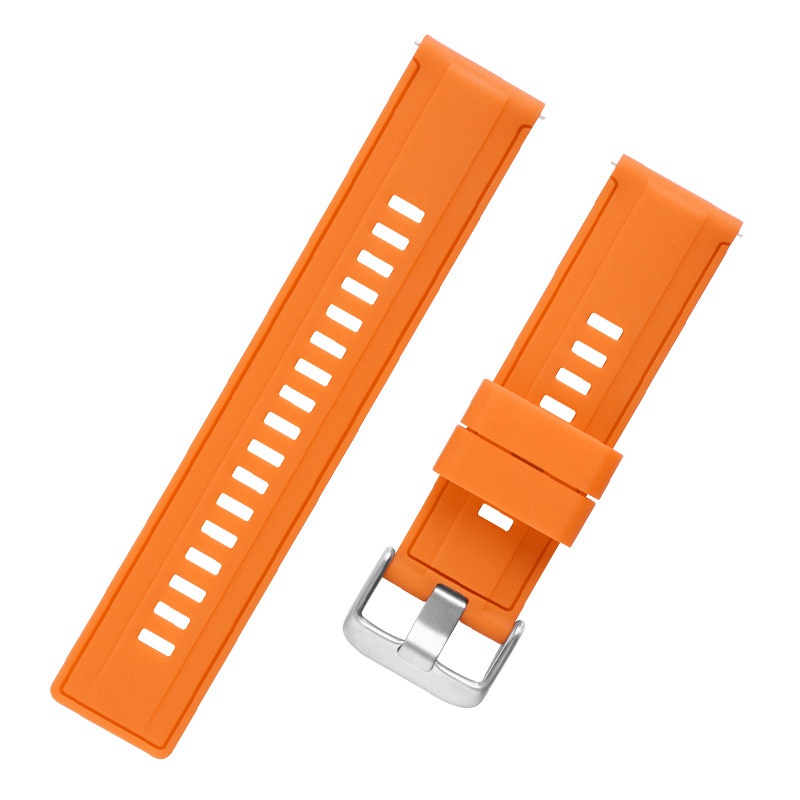 Fashion Sports Quick Release Multicolor Wristband Waterproof Rubber Smart Watch Strap Accessories Silicone Strap - 图片 10