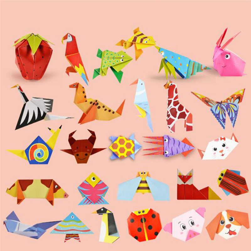 54 Pages Montessori Toys DIY Kids Craft Toy 3D Cartoon Animal Origami Handcraft Paper Art Learning Educational Toys for Children - Image 8