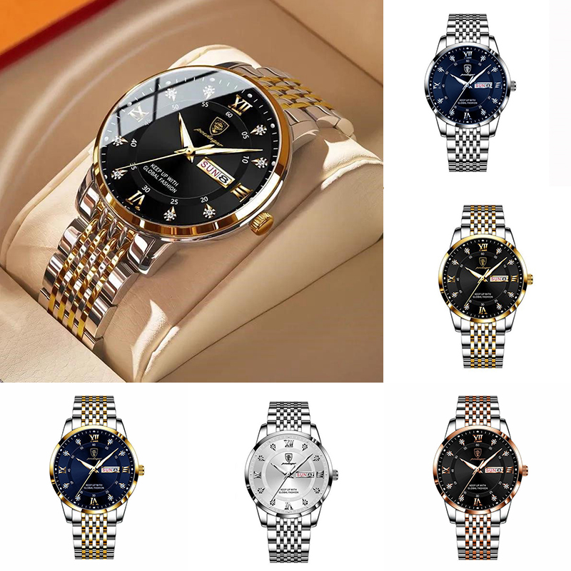 Men's Watch New Men's Watch Waterproof Luminous Calendar Quartz Wrist Watch - 图片 21