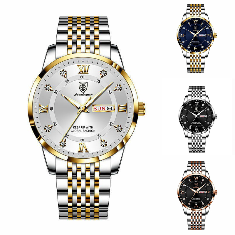Men's Watch New Men's Watch Waterproof Luminous Calendar Quartz Wrist Watch - 图片 23