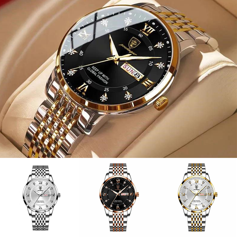 Men's Watch New Men's Watch Waterproof Luminous Calendar Quartz Wrist Watch - 图片 20