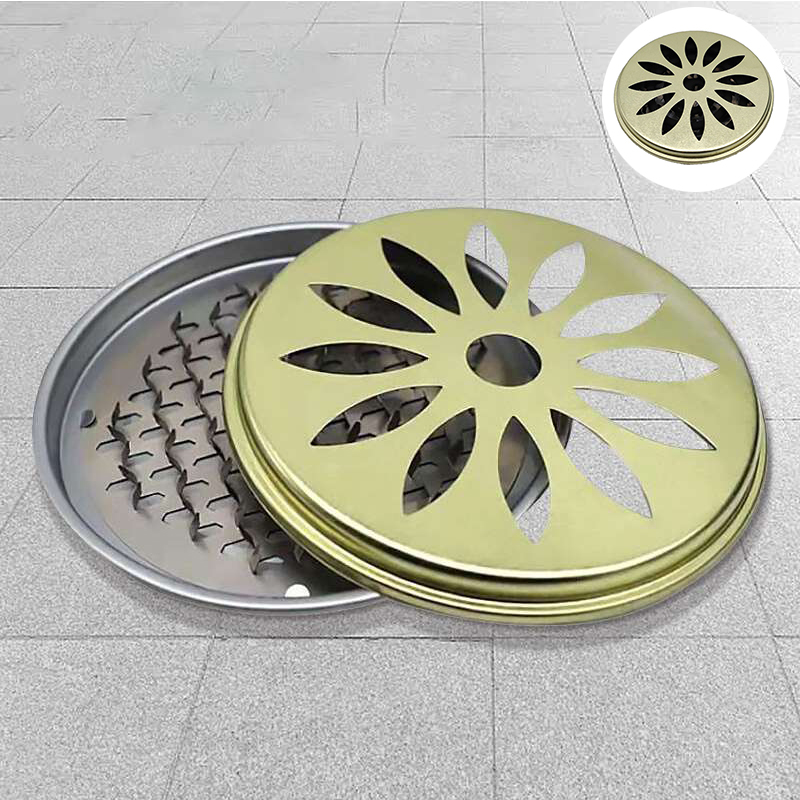 5PCS Mosquito Incense Holder with Lid Mosquito Coil Tray Gray Tray Portable Serrated Mosquito Repellent Tray with Lid Mosquito Smudge Box Mosquito Coil Holder - 图片 7