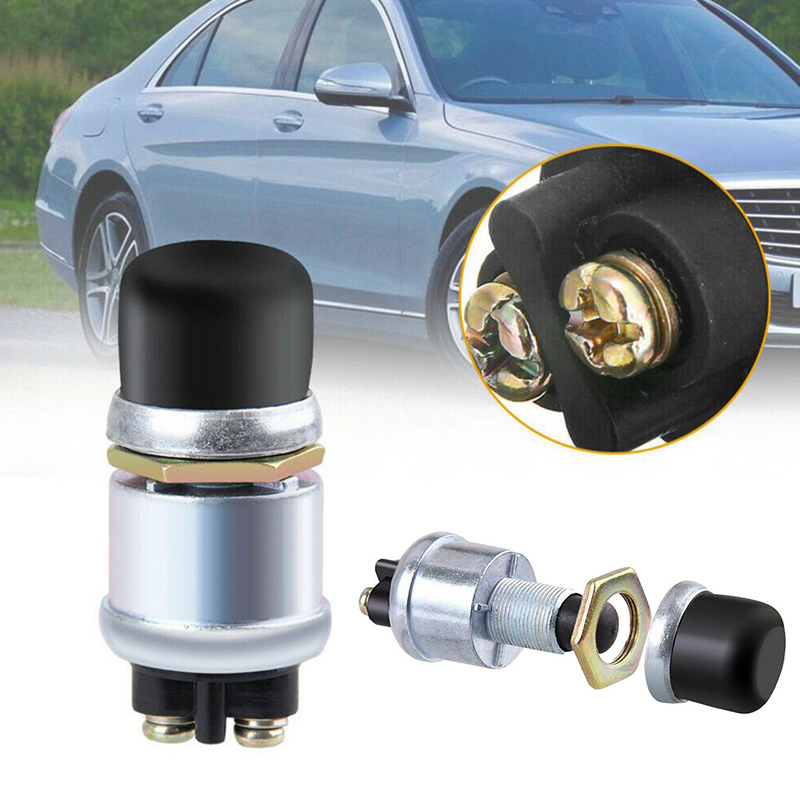 Universal 50A Car Engine Starter Start Momentary Switch Proof Push Button Repair - Image 13