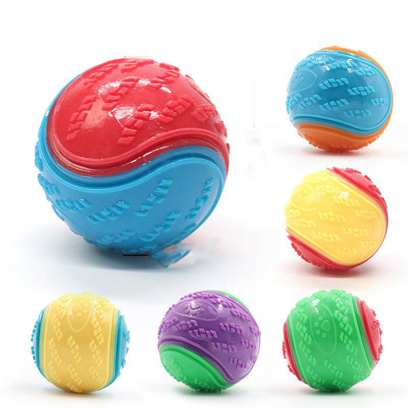 Bite-resistant Pet Dog Toy Rubber Ball Beef-flavored Elastic Ball To Prevent Dog From Destroying Things Dog Training Supply - Image 6