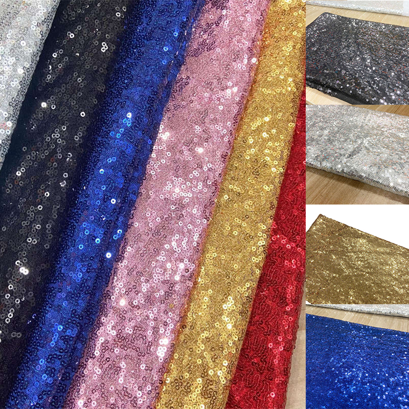 3mm Sequined Earthworm Flower Sequin Embroidery Fabric Costume Fabric Accessories - 图片 13