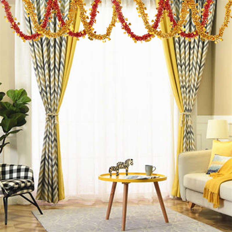 2PC Christmas Tree Loving Heart Decor Color Strip Wedding Latte Christmas Decor - Image 12