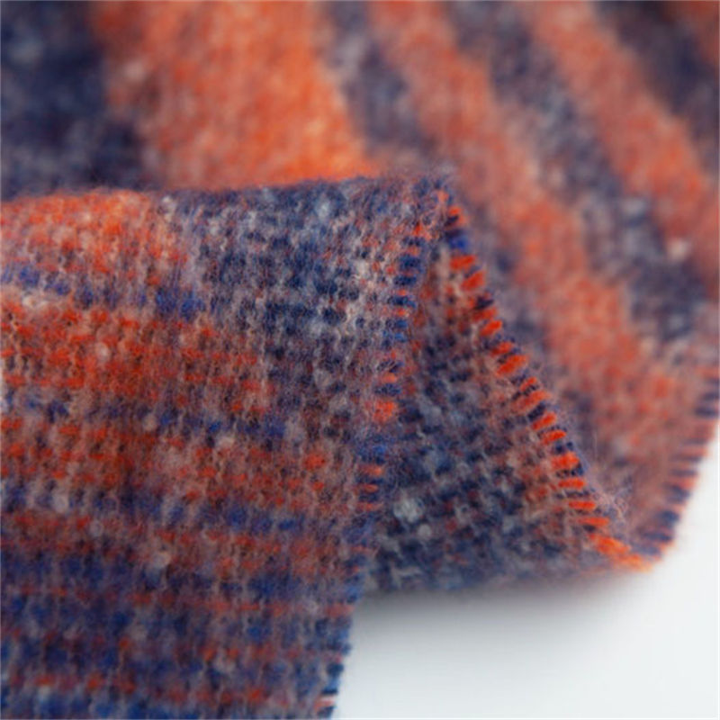 Women's Shawl Autumn and Winter Thickened Circle Yarn Striped Bevel Scarf Keep Warm - 图片 18