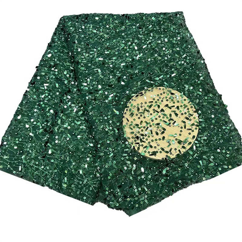 Pearl Melon Seeds Sequined Fabric DIY Clothing Wedding Sequined Fabric - 图片 11