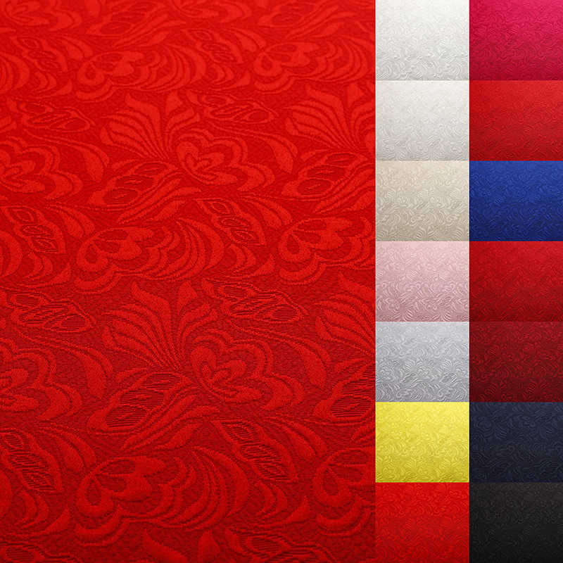 Embossed Thickened Butterfly Jacquard Fabric Retro Solid Color Fabric DIY Fabric - 图片 11