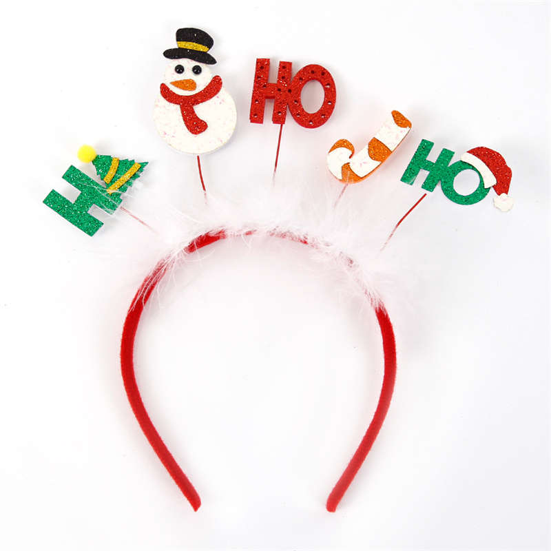 Christmas Headband Children Adult Party Decor Elk Antlers Headband Christmas Decor - Image 28
