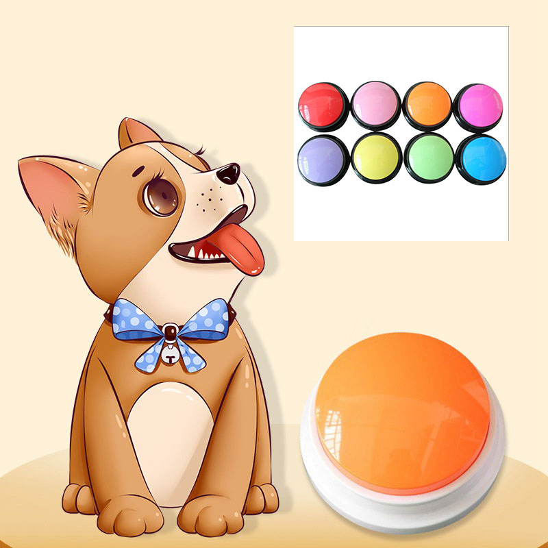 1X Pet Dog Talking Starter Dog Recording Button Training Speaking Tools Pet Toy - Image 24