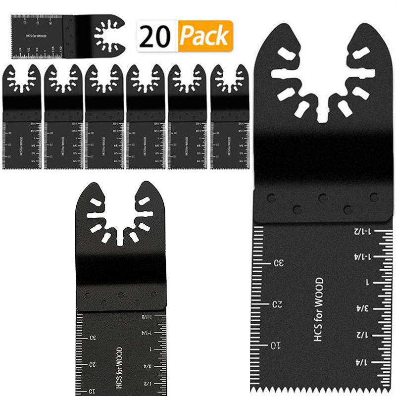 20PCS OSCILLATING MULTI TOOL BLADE SAW BLADES WOOD METAL CUTTER FOR DEWALT FEIN - Image 8