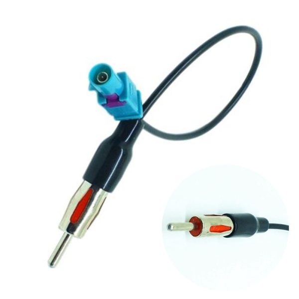 Universal Fakra to DIN Car Stereo Radio Aerial Adaptor Mast Antenna Adapter - Image 6