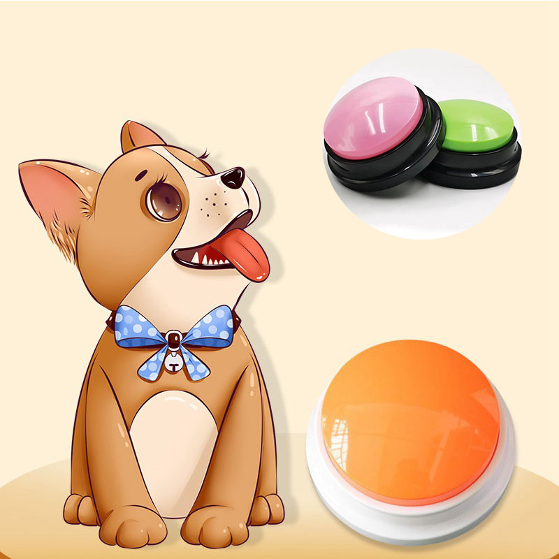 1X Pet Dog Talking Starter Dog Recording Button Training Speaking Tools Pet Toy - Image 23