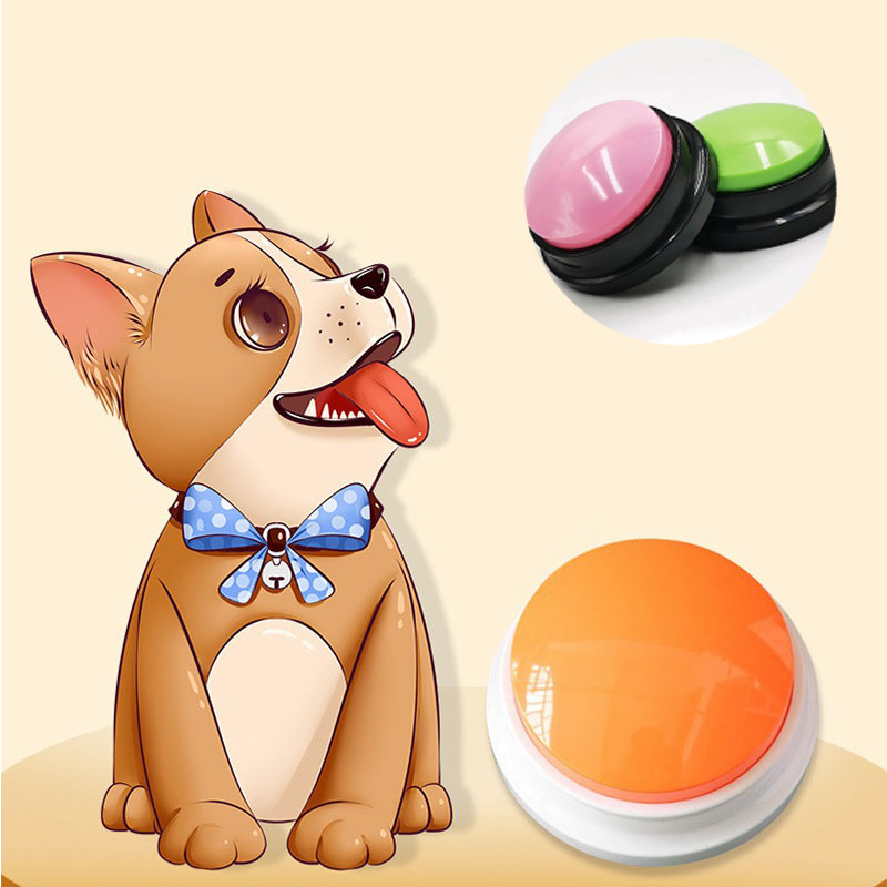 1X Pet Dog Talking Starter Dog Recording Button Training Speaking Tools Pet Toy - Image 16