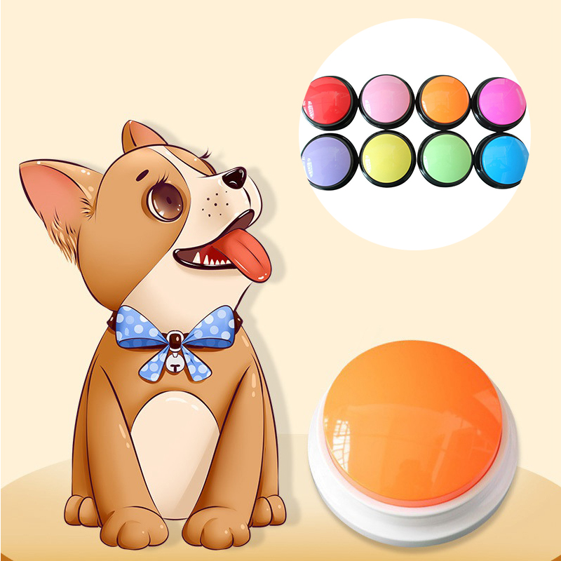 1X Pet Dog Talking Starter Dog Recording Button Training Speaking Tools Pet Toy - Image 7