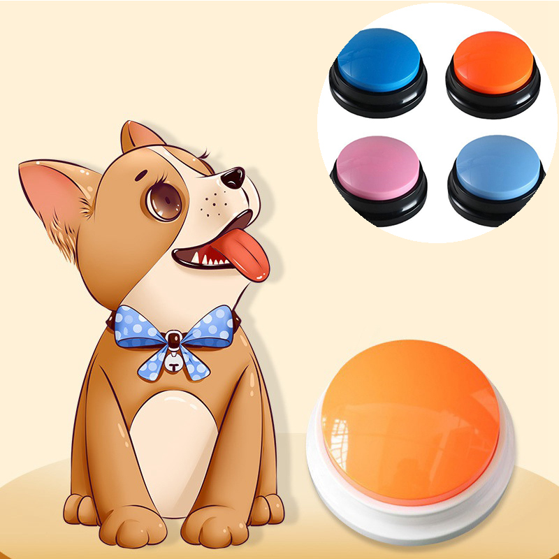1X Pet Dog Talking Starter Dog Recording Button Training Speaking Tools Pet Toy - Image 19