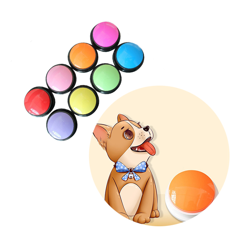 1X Pet Dog Talking Starter Dog Recording Button Training Speaking Tools Pet Toy - Image 13