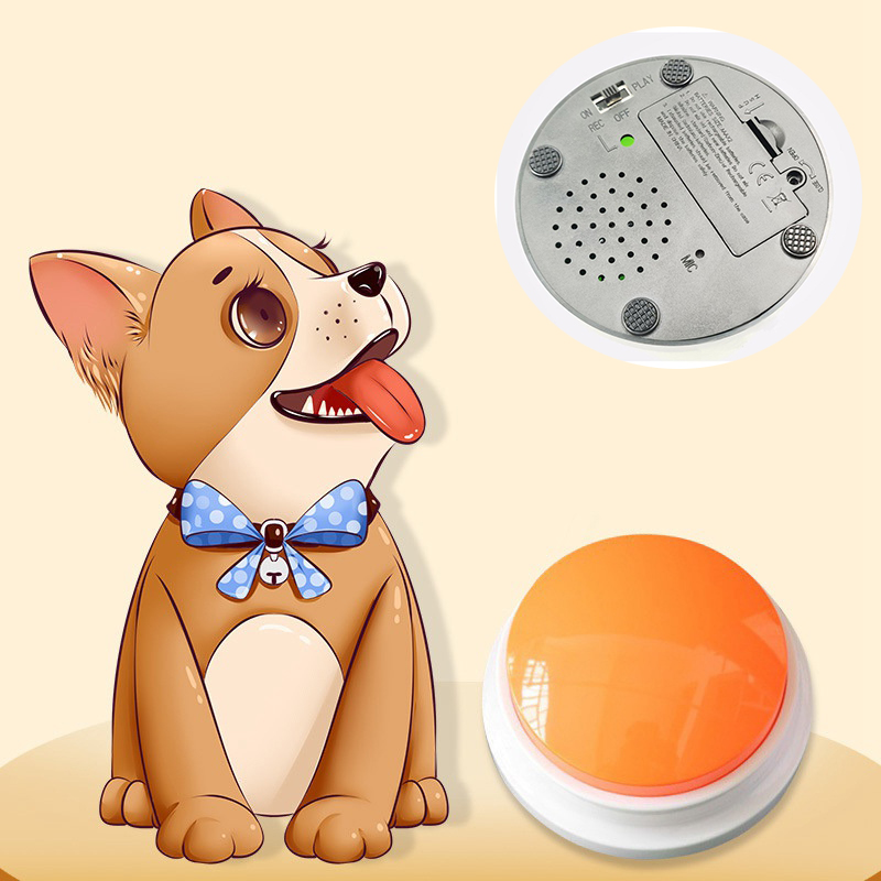 1X Pet Dog Talking Starter Dog Recording Button Training Speaking Tools Pet Toy - Image 21