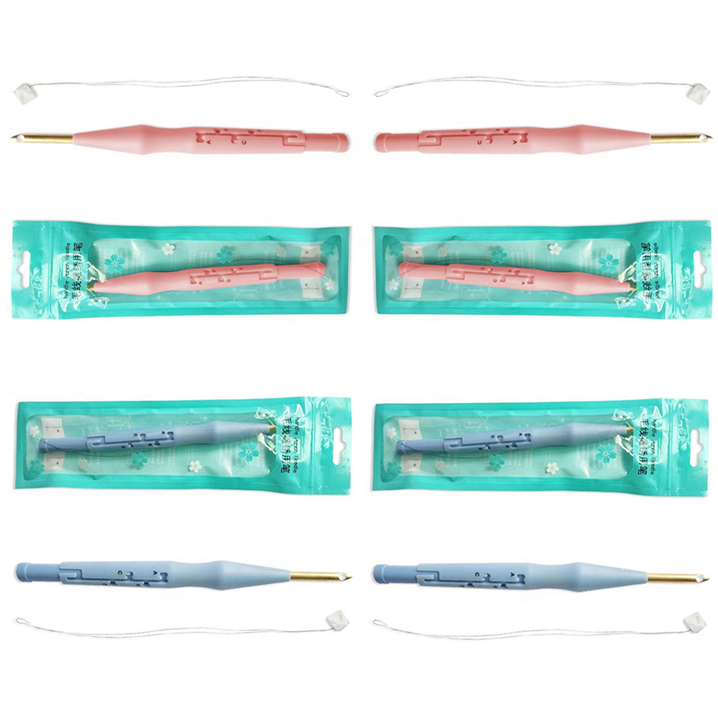 Embroidery Kit Punch Needle Stitching Tool Magic Embroidery Needle Pen Weaving Tool Knitting Sewing Tools for DIY Carpet Hook - 图片 10