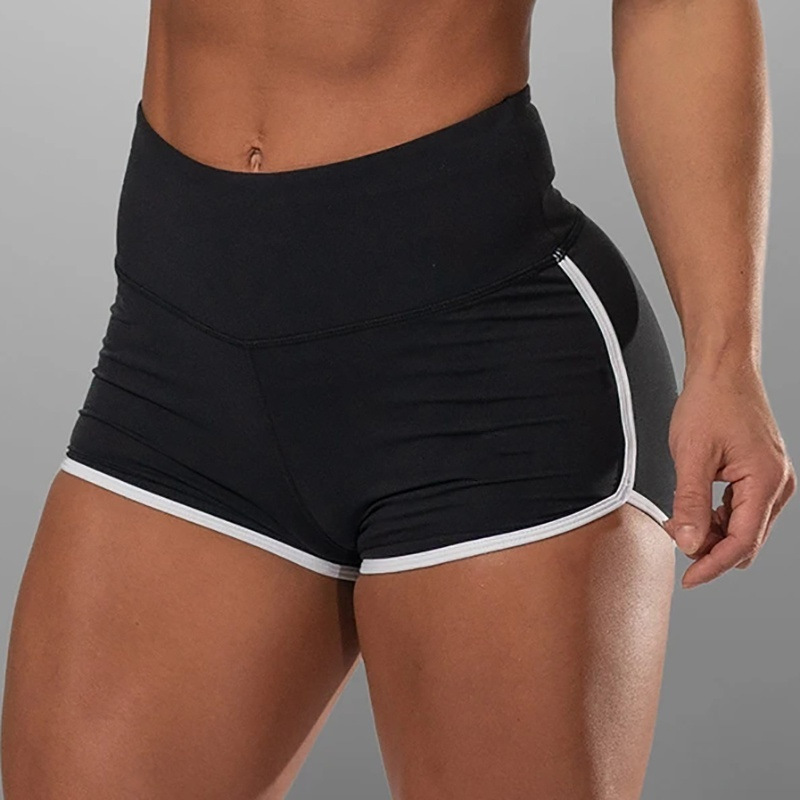 Womens High Waist Yoga Shorts Ruched Push Up Sports Casual Gym Workout Hot Pants - 图片 4
