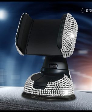Car Phone Holder for Car Dashboard Auto Windows and Air Vent with DIY Crystal Diamond Type for BMW for Toyota