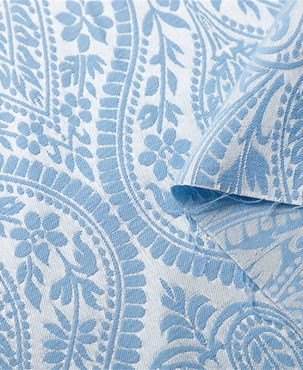 Buddha Pattern Jacquard Fabric Vintage Embossed Polyester Cotton Jacquard Fabric