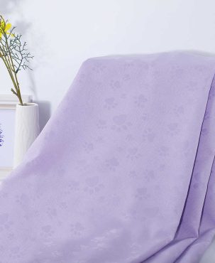 Hollow Cat's Paw Jacquard Fabric Fashion Woven Elegant Retro Figured Cloth