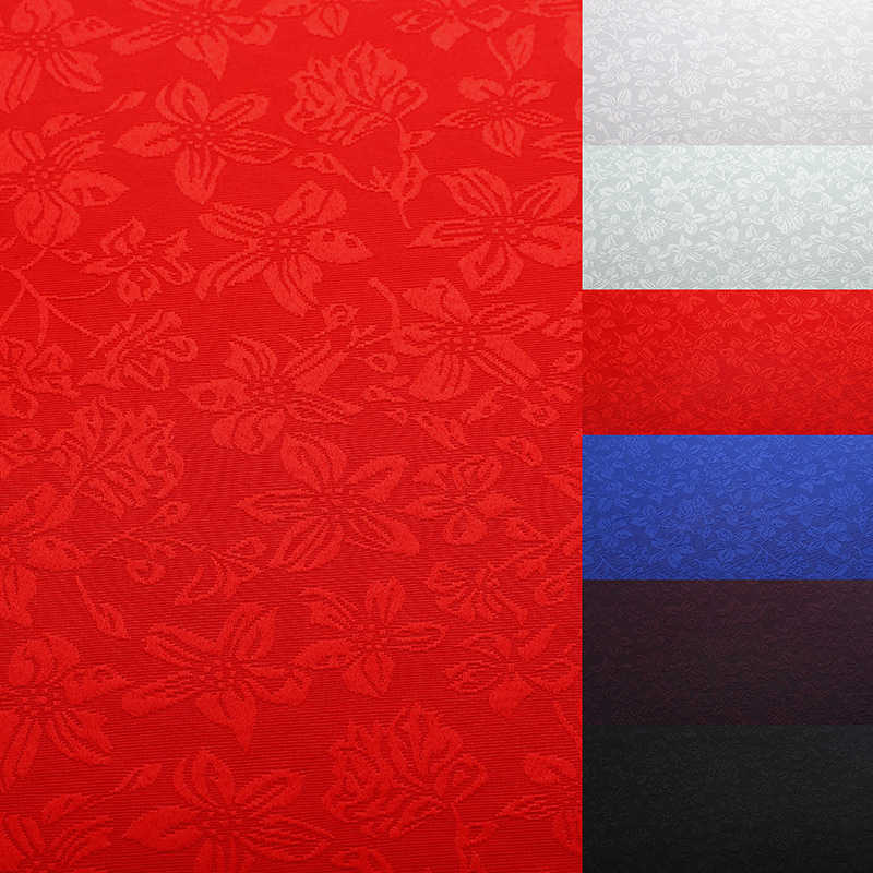 Embossed Platycodon Grandiflorum Jacquard Fabric Elegant Retro Jacquard Fabric DIY Fabric - 图片 8