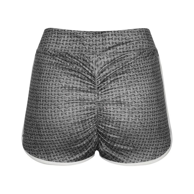 Cross-Border European and American Women's Clothing Printed Slim Fit Yoga Pants Sports Shorts Printed Straight Waist Hot Pants for Women in Stock - Image 3