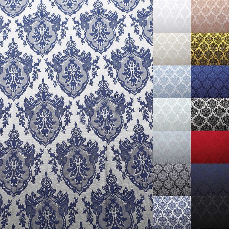 Turnip Lantern Pattern Jacquard Fabric Vintage Embossed Polyester Cotton Jacquard Fabric - Image 10