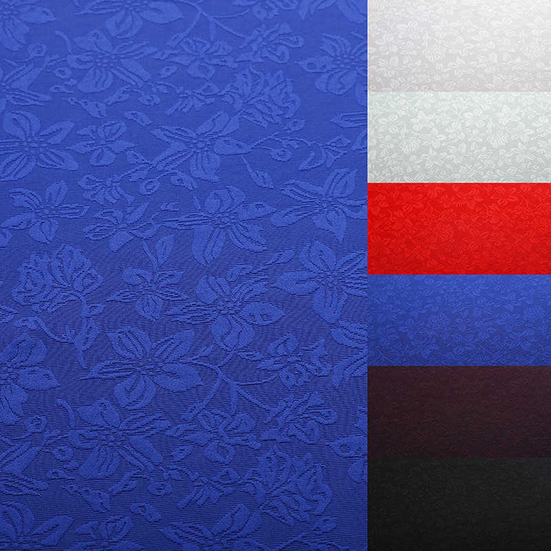 Embossed Platycodon Grandiflorum Jacquard Fabric Elegant Retro Jacquard Fabric DIY Fabric - 图片 9